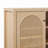 Charming Transitional Sideboard with Stylish Rattan Panels and Versatile Storage