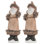 2 pièces de décorations de gnomes de Noël, ornements de table de Noël pour les cadeaux de fêtes