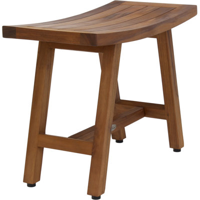 Asia Lotus 24" W Teak Shower Bench