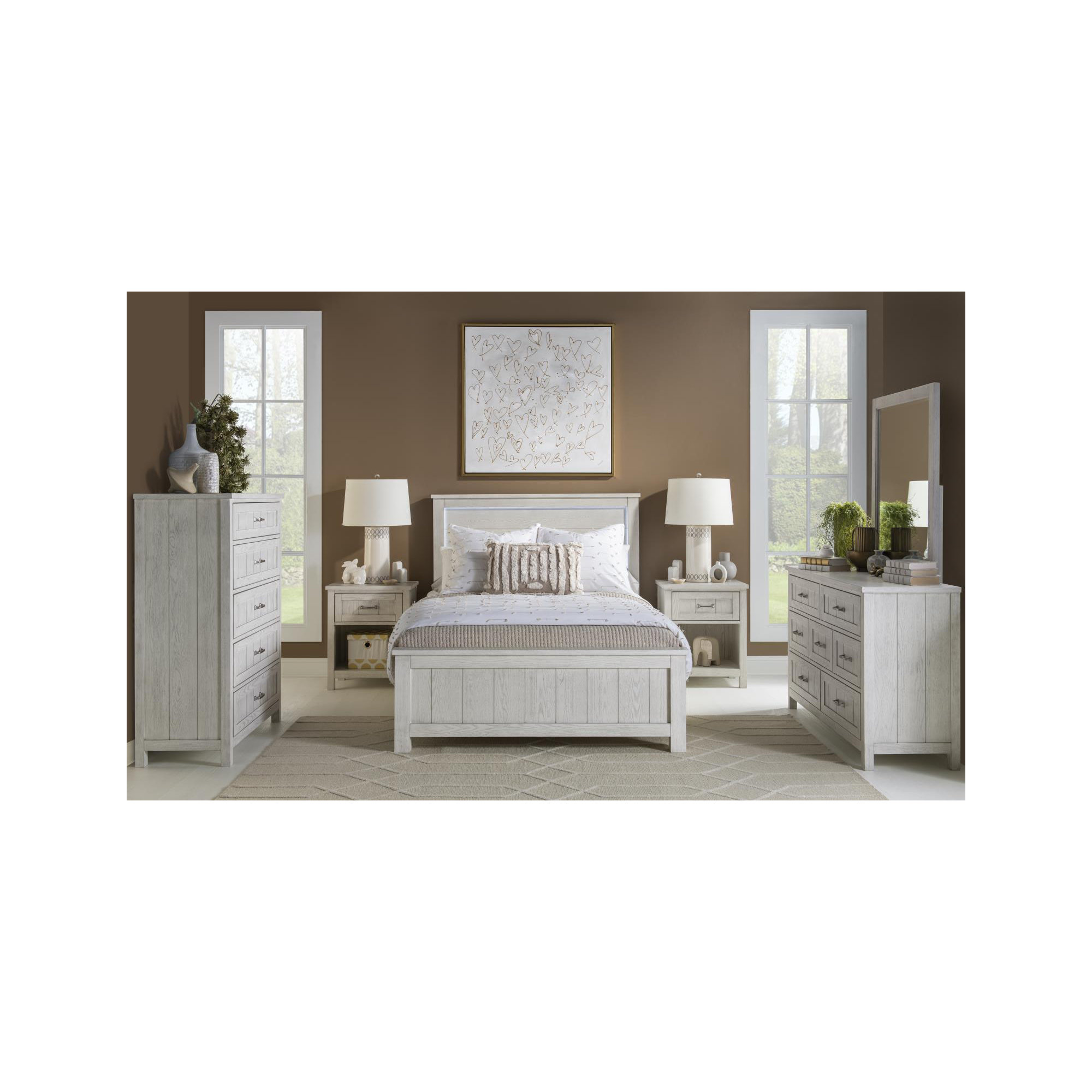 Complete Panel Bed, 3/3, Full