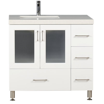 Ensemble de meuble-lavabo de salle de bain simple 36 po Karson