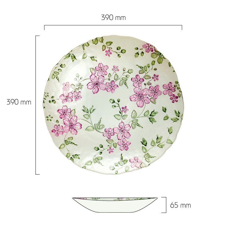 Glass Decorative Plate 1