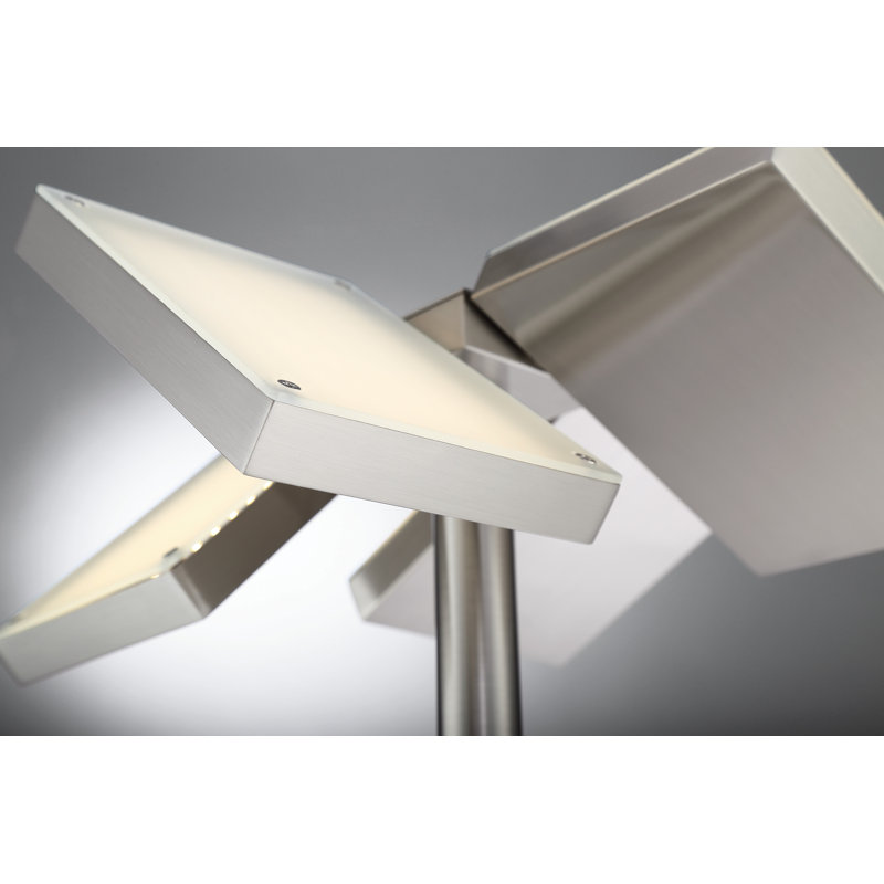 Voth 71'' LED Tree Floor Lamp, Brushed Nickel