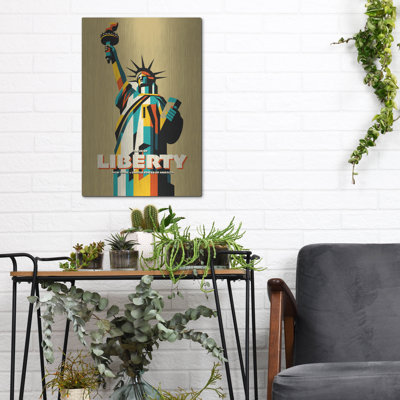 «The Statue Of Liberty» par Andreas Magnusson, art mural en métal