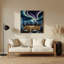 Art mural gris Sci Fi-641176817