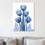 Indigo Spring Tulips 2 - Wrapped Canvas Print-1758501569
