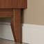 Rangement pour chaussures en bois massif brun noisette