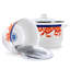 Crab House 18 qt. Non-Stick Enamelware Stock Pot with Lid