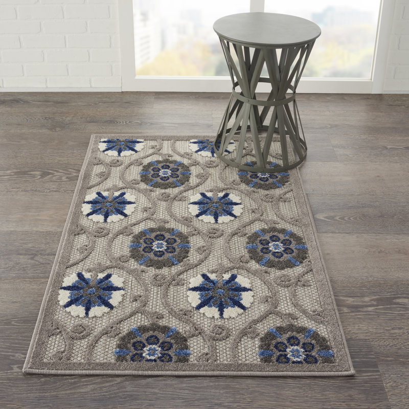 Tapis gris Newton, Rectangle 2 pi 8 po x 4 pi