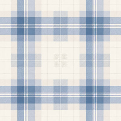 Peel and Stick Wallpaper French farmhouse blue plaid check seamless border Rustic tonal country Contact Paper Removable Self Adhesive Wall Mural Wall Decor for Bedroom Kitchen Cabinets 24in x 118in