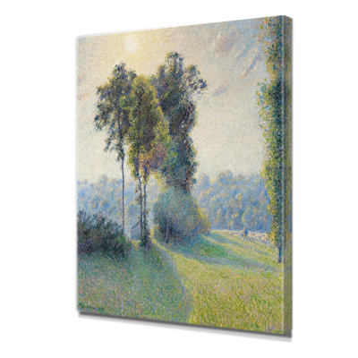 «Landscape at Saint-Charles» par Camille Pissarro, Worldly Famous Classic, estampe numérique