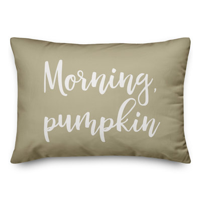  Coussin Good Morning, Pumpkin