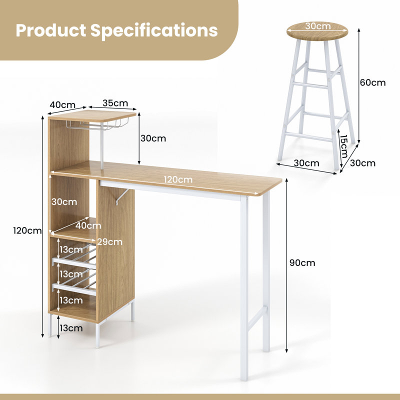 Naeve 2 - Person Dining Set
