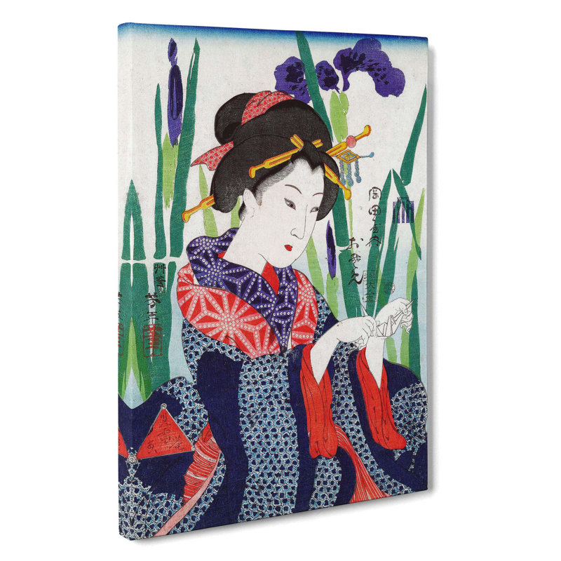Osome by Tsukioka Yoshitoshi - Wrapped Canvas, 60cm H x 40cm W x 3cm D