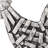 Huber 11" Black and Silver Aluminum Tabletop Sculpture-404224507