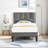 Delaportilla Steel Piece Bedroom Set-1274550038-1274550036