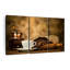 Ensemble de 3 pièces de café rustique sur toile-1827088135