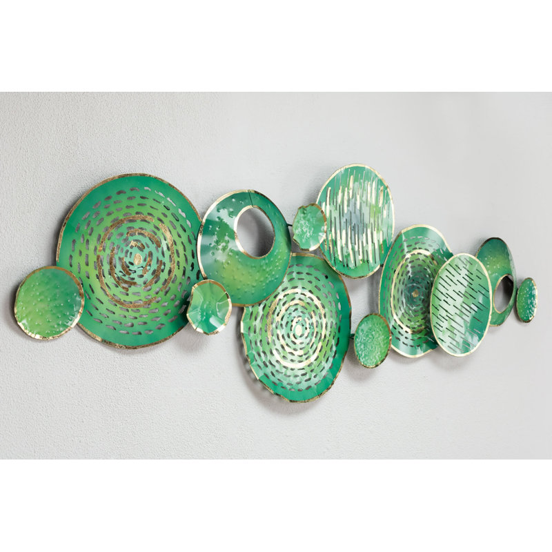 Handmade Modern Abstract Wall Decor on Metal