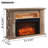 Cybulski 51.19'' W Electric Fireplace with 4500 BTU
