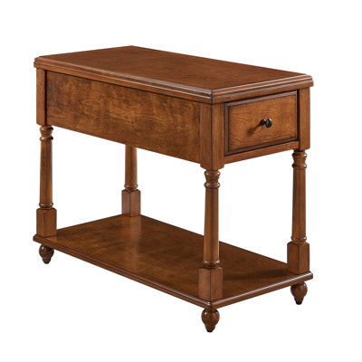 Bontemps Solid Wood End Table with Storage by Canora Grey