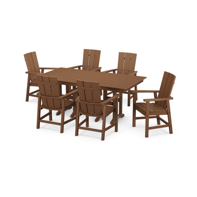 POLYWOOD x Sol 72 7-Piece Modern Dining Set