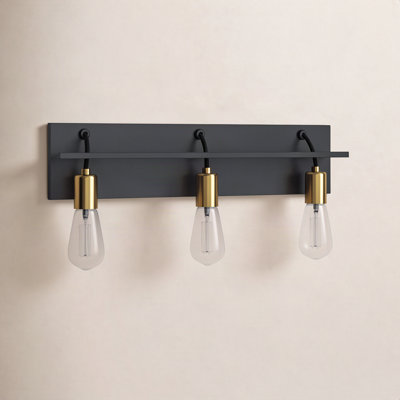 3 Light Dimmable Bath Bar