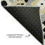 Tapis noir Prisco lavable à la machine de qualité supérieure-1389372585