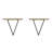 Clydean Floating Reversible Triangle Wall Shelves-1599410534