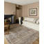 Jules Oriental Power Loomed Polyester Area Rug in Ink / Terracotta-75106873