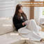 Canapé-lit, canapé en U avec méridienne double, ensemble de canapé 4 places avec tissu chenille pour le salon-1303226465