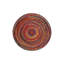 Round 135 cm x 135 cm Geometric Jacquard Dhurrie Indoor / Outdoor Area Rug