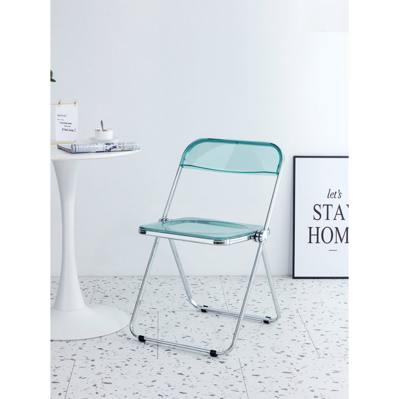 Chaise d'appoint pliante Earnshaw, Bleu