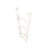4 Step Rustic White Wood Ladder Shelf-1482083766