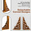 Miroir mural en bois massif Anjulie-726361986-726361990