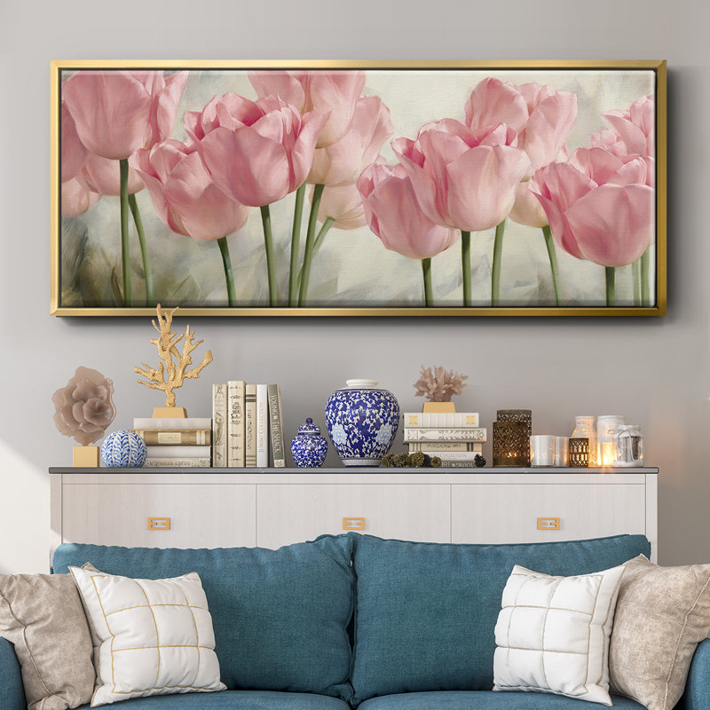 Nature Inspired II- Framed Canvas, 24" H x 60" W