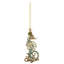 15.5" Resin Tabletop Candlestick with Candle Included
