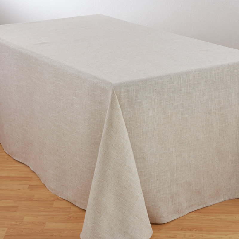 Louana Solid Color Tablecloth, 156" x 90"