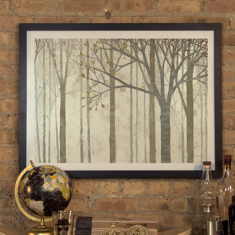 «In Springtime No Border» par Katherine Lovell, impression, Papier encadré noir, H 16 po x l 24 po x P 1 po