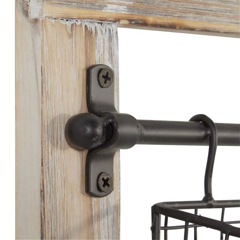 Haubert Wall Organizer with Wall Baskets