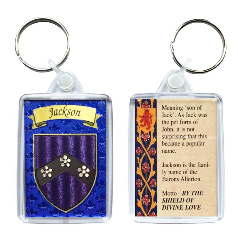 Coat of Arms Keyring - Jackson