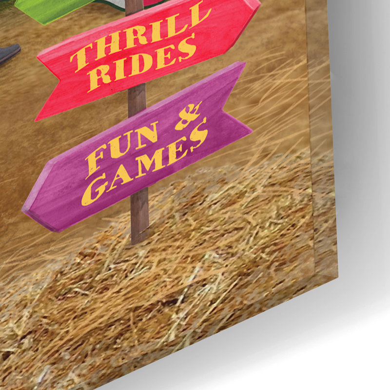 " Fairground Games " by Bigelow Illustrations, 12" H x 16" W x 0.13" D