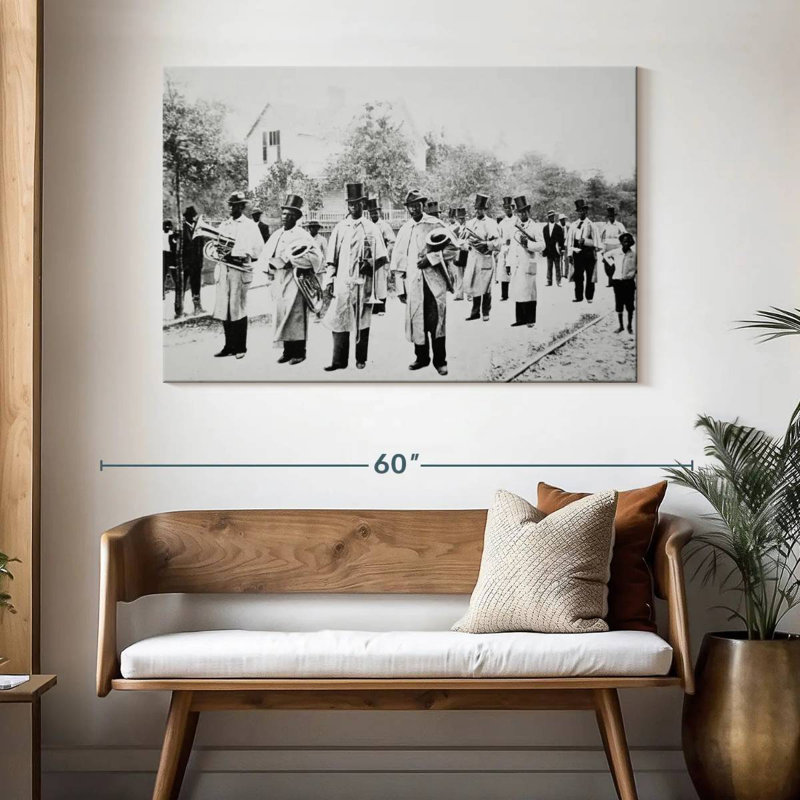 Abarca Marching Band New Orleans, 32" H x 48" W