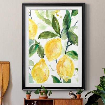 "Lemony Branch II" par Carol Robinson - reproduction de photo encadrée sur papier
