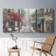 " Eiffel View From Charlie's Café " 3 - Pieces-2033856479