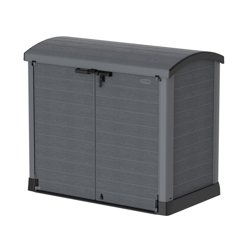 DuraMax 57.09 " W 317.01 Gallons Resin and Polypropylene Lockable Deck Box, Charcoal