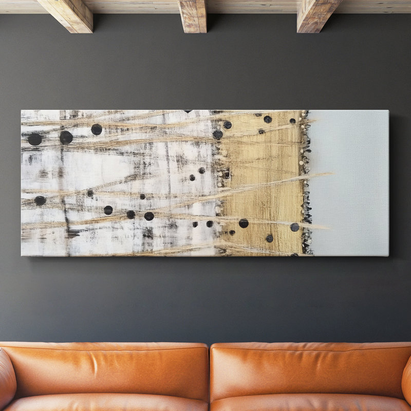Abstrait 9 # XXX-Wide Gallery, H 16 po x l 40 po