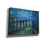 «Starry Night Over the Rhone» par Vincent VanGogh, art mural sur toile-1312820486