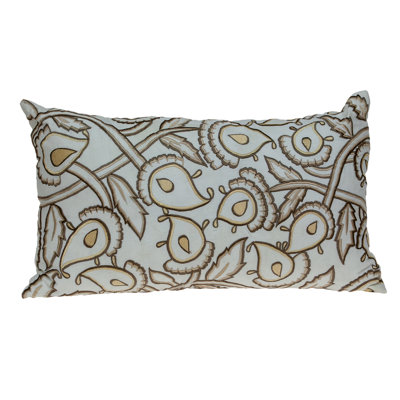 Coussin lombaire en duvet motif cachemire Iara