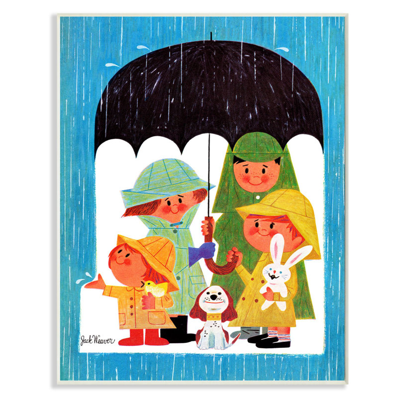 Dessin de Raycliff Rainy Day, H 19 po x l 13 po, Plaque murale