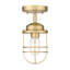 Plafonnier semi-encastré 4 lumières L75 Lylah-604376214